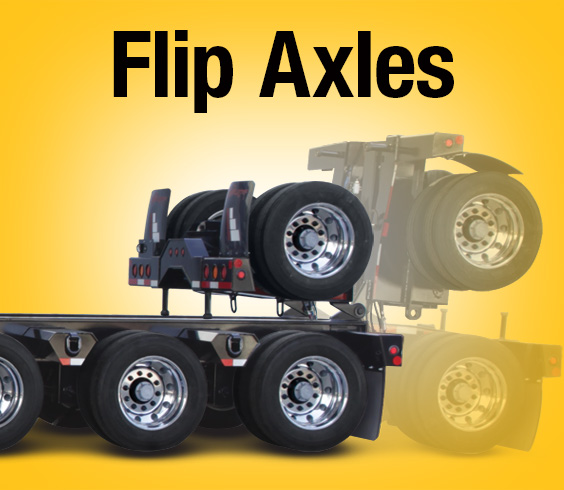 Heavy Haul Flip Axles